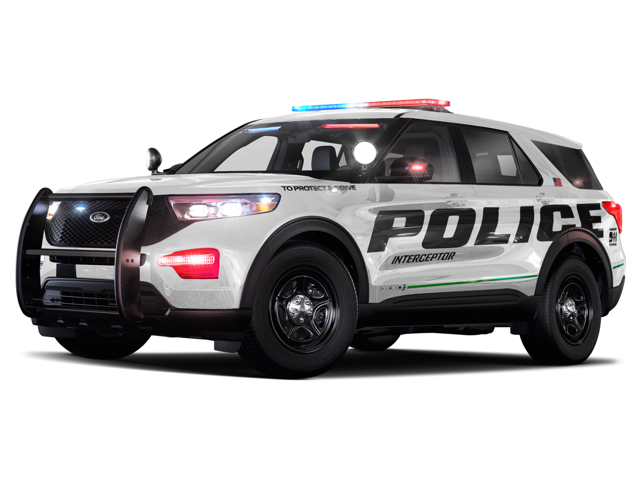 2021 Ford Police Interceptor Utility — side profile view