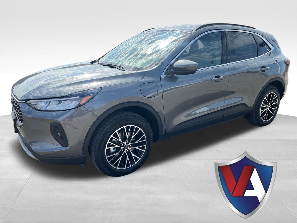 2025 Ford Escape Plug-In Hybrid Base in Gray Metallic — front three-quarter view