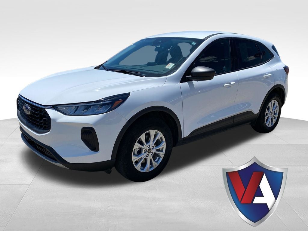 2025 Ford Escape Active in Oxford White — front three-quarter view