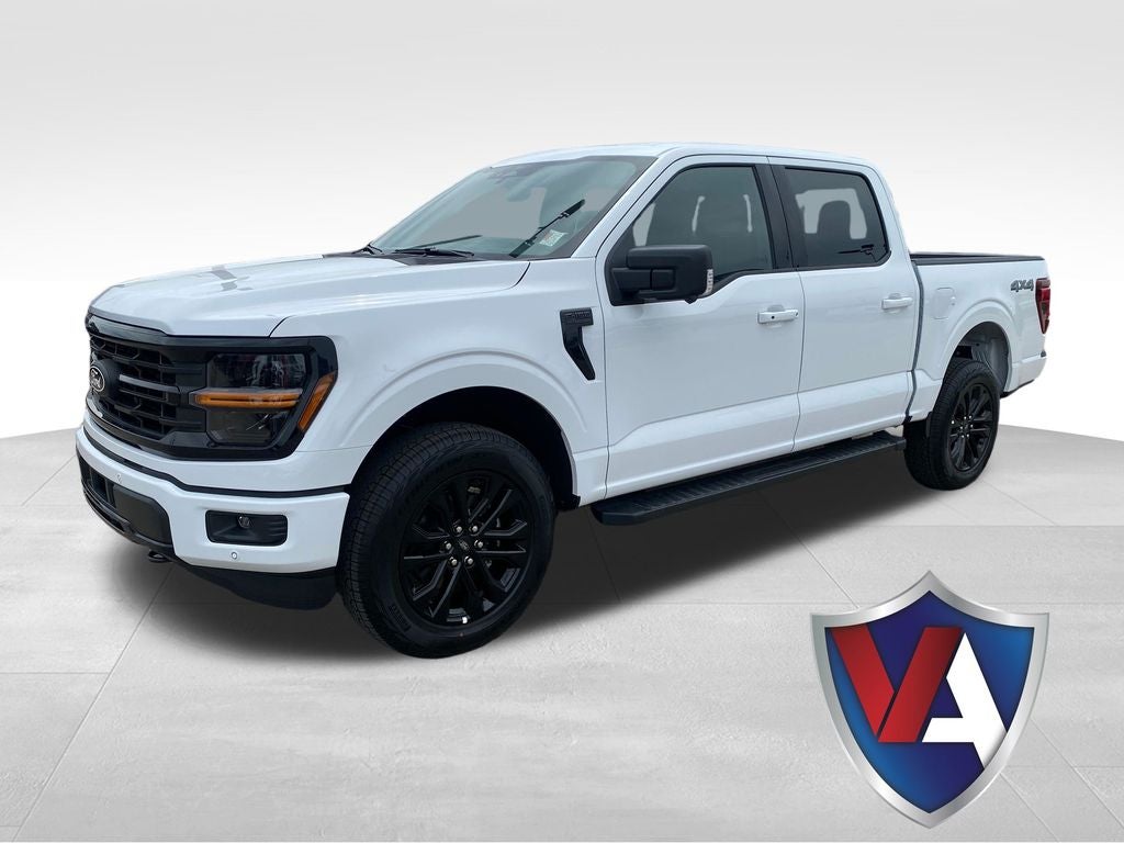 2026 Ford F-150 XLT in Oxford White — front three-quarter view