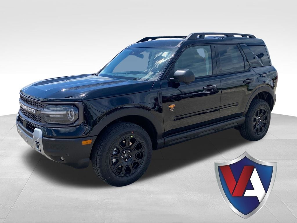 2026 Ford Bronco Sport Badlands in Shadow Black — front three-quarter view